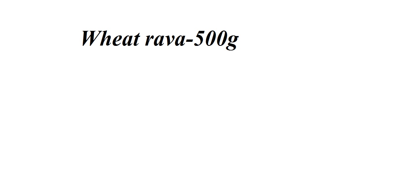 Samba Wheat Rava 500 Gm